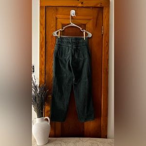 Teal corduroy pants
